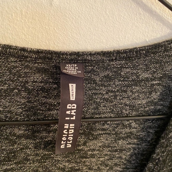 Design Lab Dress - Heathered Faux Wrap Mini - Picture 10 of 12